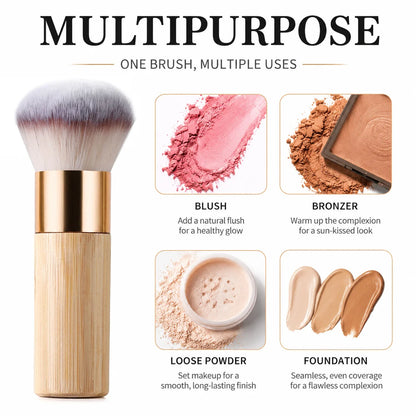 Professional Makeup Brush for Flawless, Airbrushed Looks